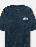 Kawasaki Z900 Acid Wash Oversized T Shirt Naked Sport Motorcycle Graphic Streetwear Tee