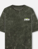 Kawasaki Z900 Acid Wash Oversized T Shirt Naked Sport Motorcycle Graphic Streetwear Tee