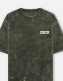 Kawasaki Z900 Acid Wash Oversized T Shirt Naked Sport Bike Graphic Streetwear Motorcycle Tee