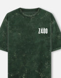 Kawasaki Z400 Acid Wash Oversized T Shirt Naked Bike Motorcycle Graphic Streetwear Tee