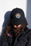 Funny Monkey Embroidery Baseball Cap Cartoon Smiling Monkey Face Black Adjustable Cotton Dad Hat Streetwear Unisex Gift