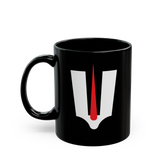 Namam Symbol Coffee Mug Minimal Spiritual Tilak Design Black Ceramic Mug Hindu Sacred Symbol Printed Cup Premium Gift