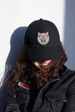 Funny Pig Embroidery Baseball Cap Cartoon Smiling Pig Face Black Adjustable Cotton Dad Hat Streetwear Unisex Gift