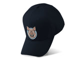 Funny Pig Embroidery Baseball Cap Cartoon Smiling Pig Face Black Adjustable Cotton Dad Hat Streetwear Unisex Gift