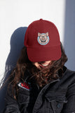 Funny Pig Embroidery Baseball Cap Cartoon Smiling Pig Face Black Adjustable Cotton Dad Hat Streetwear Unisex Gift