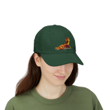 Punch Monkey Embroidered Baseball Cap Cute Cartoon Monkey Graphic Hat White Adjustable Cotton Streetwear Cap Unisex