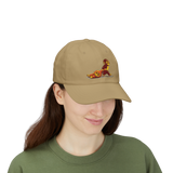 Punch Monkey Embroidered Baseball Cap Cute Cartoon Monkey Graphic Hat White Adjustable Cotton Streetwear Cap Unisex