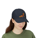 Punch Monkey Embroidered Baseball Cap Cute Cartoon Monkey Graphic Hat White Adjustable Cotton Streetwear Cap Unisex
