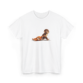 Punch Monkey Cute Graphic T Shirt Funny Animal Cartoon Tee Aesthetic Baby Monkey Print Unisex Cotton White Tshirt 2