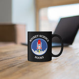 Rocket Science Coffee Mug Funny Science Mug Rocket Launch Graphic Mug STEM Geek Nerd Gift Space Engineering Coffee Cup Astronomy Lover Gift Ceramic Mug