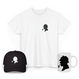 Sherlock Holmes Silhouette Graphic T Shirt Combo Pack Detective Vintage Minimal Print Premium Cotton Unisex Streetwear