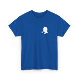 Sherlock Holmes Silhouette T Shirt Minimal Detective Graphic Tee Black Aesthetic Cotton Unisex Streetwear Smart Casual Outfit
