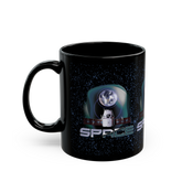 Space Satellite Coffee Mug Futuristic Galaxy Mug Astronaut Spacecraft Graphic Ceramic Mug Sci Fi Aesthetic Cosmic Universe Coffee Cup Space Lover Gift