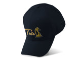 Tate Chess Knight Embroidery Baseball Cap Gold Typography Black Adjustable Cotton Dad Hat Streetwear Unisex Cap