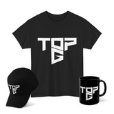 Top G Graphic T Shirt Combo Pack Premium Cotton Minimal Logo Streetwear Tee Cap Mug Set Bold Typography Design