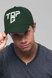 Top G White Embroidery Baseball Cap Bold Geometric Typography Logo Black Adjustable Cotton Dad Hat Streetwear Unisex Cap