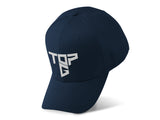 Top G White Embroidery Baseball Cap Bold Geometric Typography Logo Black Adjustable Cotton Dad Hat Streetwear Unisex Cap