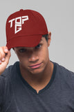 Top G White Embroidery Baseball Cap Bold Geometric Typography Logo Black Adjustable Cotton Dad Hat Streetwear Unisex Cap