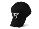 Top G White Embroidery Baseball Cap Bold Geometric Typography Logo Black Adjustable Cotton Dad Hat Streetwear Unisex Cap