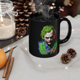 Why So Serious Clown Villain Coffee Mug Dark Comic Style Mug Joker Inspired Graphic Mug Cool Aesthetic Mug Pop Culture Coffee Mug