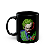 Why So Serious Clown Villain Coffee Mug Dark Comic Style Mug Joker Inspired Graphic Mug Cool Aesthetic Mug Pop Culture Coffee Mug
