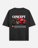 Ducati Streetfighter Concept Graphic Oversized T Shirt Premium Superbike Streetwear Cotton Rider Tee