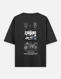 BMW S1000RR Blueprint Graphic Oversized T Shirt Superbike Racing Streetwear Premium Cotton Rider Tee