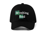 Breaking Bad Embroidery Baseball Cap Heisenberg Logo Hat Black Adjustable Streetwear Cotton Dad Cap Gift for Fans