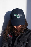 Breaking Bad Embroidery Baseball Cap Heisenberg Logo Hat Black Adjustable Streetwear Cotton Dad Cap Gift for Fans