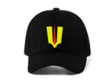 Tirunamam Embroidery Baseball Cap Hindu Namam Yellow Symbol Black Adjustable Cotton Dad Hat Spiritual Streetwear Unisex Cap