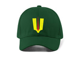 Tirunamam Embroidery Baseball Cap Hindu Namam Yellow Symbol Black Adjustable Cotton Dad Hat Spiritual Streetwear Unisex Cap