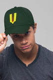 Tirunamam Embroidery Baseball Cap Hindu Namam Yellow Symbol Black Adjustable Cotton Dad Hat Spiritual Streetwear Unisex Cap