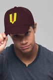 Tirunamam Embroidery Baseball Cap Hindu Namam Yellow Symbol Black Adjustable Cotton Dad Hat Spiritual Streetwear Unisex Cap