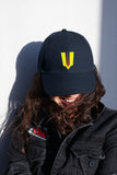 Tirunamam Embroidery Baseball Cap Hindu Namam Yellow Symbol Black Adjustable Cotton Dad Hat Spiritual Streetwear Unisex Cap