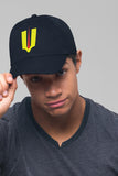 Tirunamam Embroidery Baseball Cap Hindu Namam Yellow Symbol Black Adjustable Cotton Dad Hat Spiritual Streetwear Unisex Cap
