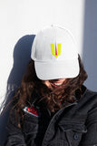 Tirunamam Embroidery Baseball Cap Hindu Namam Yellow Symbol Black Adjustable Cotton Dad Hat Spiritual Streetwear Unisex Cap