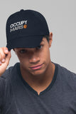 Occupy Mars Embroidery Baseball Cap Space Typography Black Adjustable Cotton Dad Hat Sci Fi Streetwear Unisex Cap