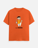 Mr Beanbabu Cartoon T Shirt Funny Desi Graphic Tee Indian Humor Character Shirt Black Unisex Cotton Streetwear Tshirt