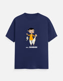 Mr Beanbabu Cartoon T Shirt Funny Desi Graphic Tee Indian Humor Character Shirt Black Unisex Cotton Streetwear Tshirt