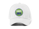 Save Soil Embroidery Baseball Cap Eco Awareness Typography Black Adjustable Cotton Dad Hat Sustainable Streetwear Unisex Cap