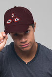 Minimalist Logo Embroidery Baseball Cap Clean Typography White Adjustable Cotton Dad Hat Streetwear Unisex Cap