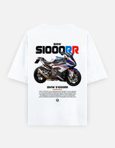 BMW S1000RR Superbike Graphic Oversized T Shirt Premium Racing Streetwear Cotton Bike Rider Tee