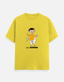 Mr Beanbabu Cartoon T Shirt Funny Desi Graphic Tee Indian Humor Character Shirt Black Unisex Cotton Streetwear Tshirt