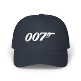 007 Minimal Embroidery Baseball Cap Black Adjustable Cotton Dad Hat Streetwear Spy Style Casual Unisex Cap