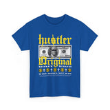 Hustler Original Money Maker Unisex Heavy Cotton Tee Streetwear Graphic Bold Dollar Bill Print Motivational Entrepreneur T Shirt