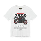Z900 Streetfighter Blueprint Unisex Heavy Cotton Tee Naked Bike Inspired Performance Motorcycle Graphic Streetwear Gift Red
