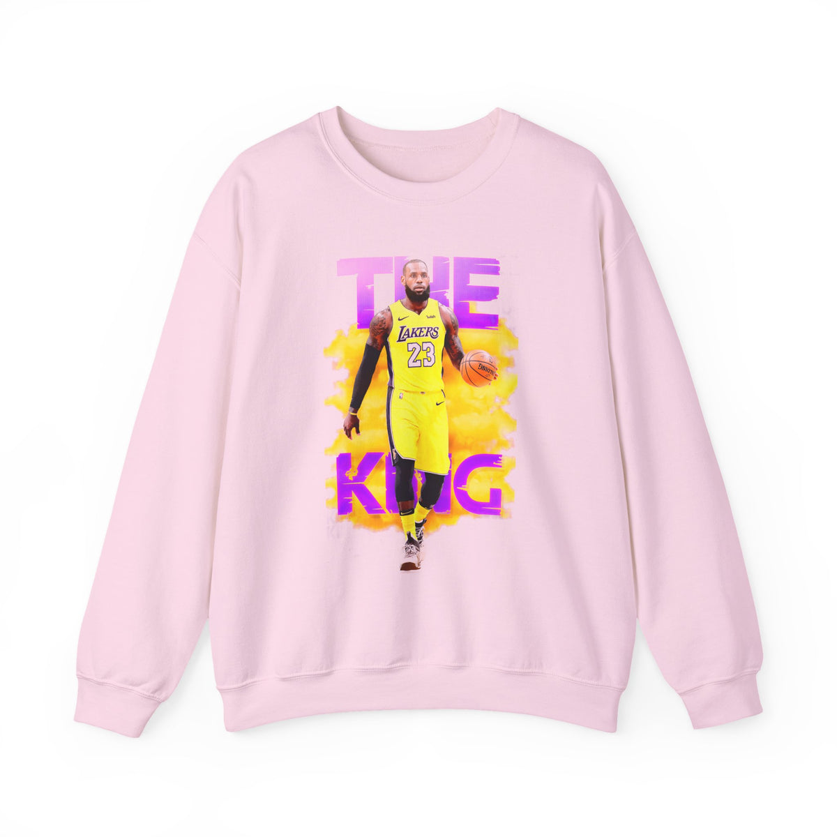 The Court Monarch Unisex Sweatshirt Motivational Basketball Streetwear Bold Athletic Pullover for Champions Dreamers and Sports Lovers