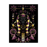 Anubis Balance God Matte Vertical Poster Egyptian Mythology Wall Art Cosmic Balance Decor For Home Office Gym Tattoo Studio Spiritual Aesthetic And Modern Streetwear Art Lovers