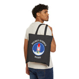 Rocket Science Rocks Tote Bag Space Exploration STEM Education Astronomy Science Lover Nerd Geek Astronaut Eco Friendly Durable Reusable Canvas Shopping Bag
