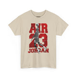 Air Jordan Sky Legend Unisex Heavy Cotton Tee Bold Athletic Streetwear Design Inspirational Basketball Dunk Artwork Motivational Sports Graphic Tee For Dreamers And Hustlers